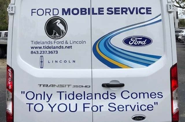 Mobile Service Van at Tidelands Ford in Pawleys Island SC