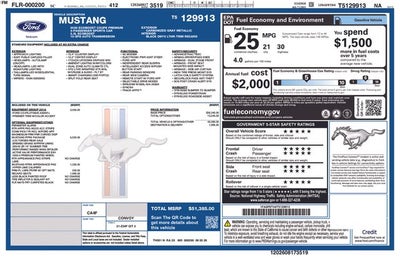 2026 Ford Mustang EcoBoost® Premium Fastback