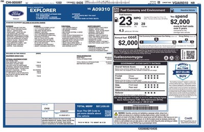 2027 Ford Explorer 4-Door 4DR RWD PLTNM