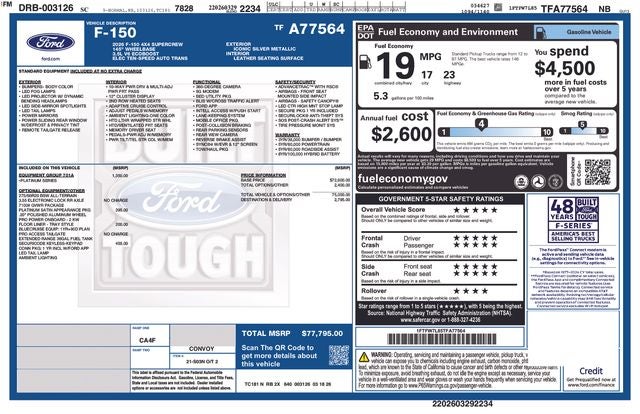 2026 Ford F-150 Platinum®