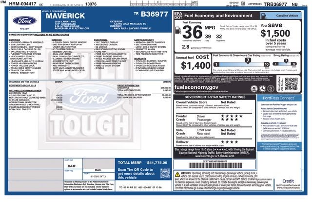 2026 Ford Maverick Lariat®