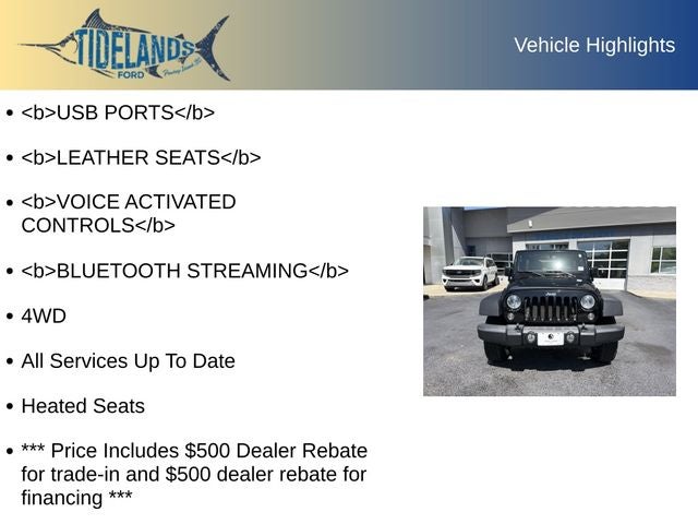 2016 Jeep Wrangler Unlimited Rubicon