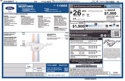 2026 Ford Mustang EcoBoost® Fastback