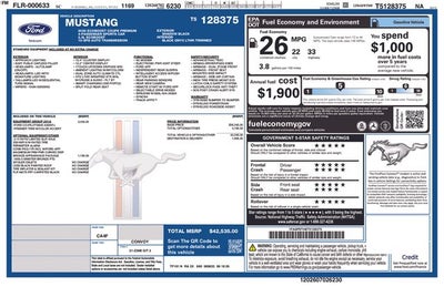 2026 Ford Mustang EcoBoost® Premium Fastback