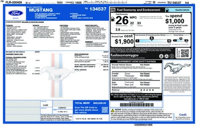 2026 Ford Mustang EcoBoost® Premium Convertible