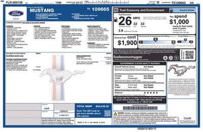 2026 Ford Mustang EcoBoost® Premium Convertible
