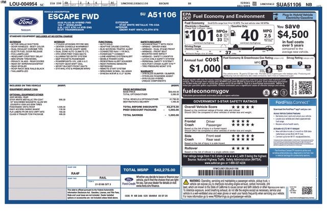 2025 Ford Escape Plug-in Hybrid