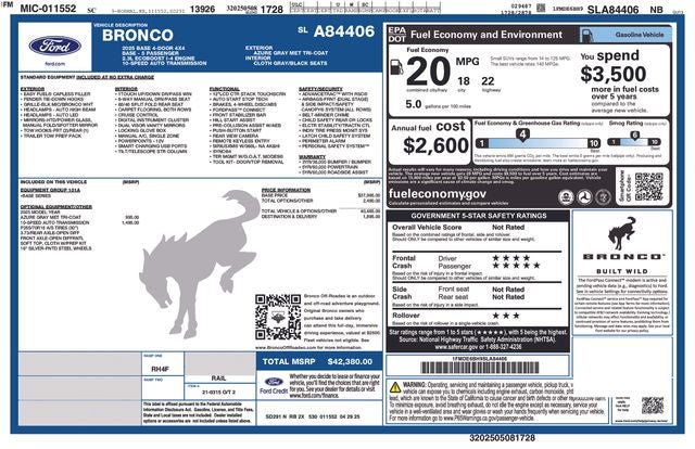 2025 Ford Bronco Base