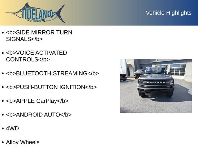 2025 Ford Bronco Big Bend