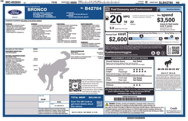 2025 Ford Bronco Big Bend®