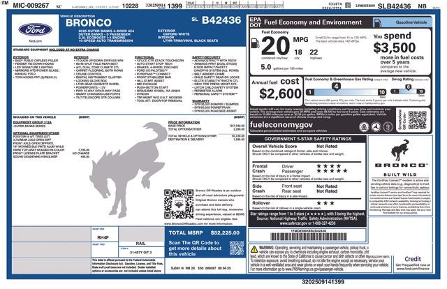 2025 Ford Bronco Outer Banks®