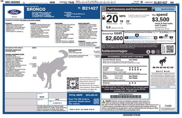 2025 Ford Bronco Big Bend®