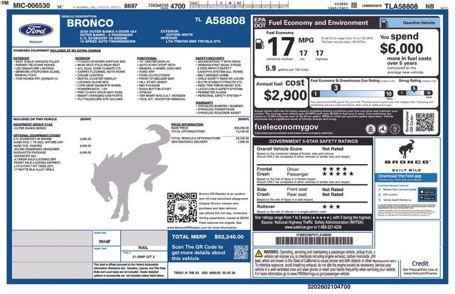 2026 Ford Bronco Outer Banks®