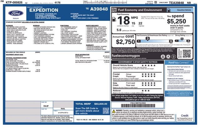 2026 Ford Expedition Platinum®