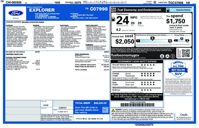 2026 Ford Explorer Platinum™