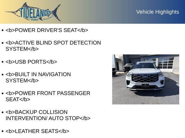 2025 Ford Explorer Platinum