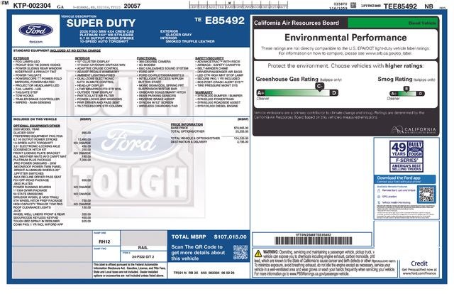 2026 Ford Super Duty F-250® Platinum®