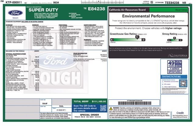 2026 Ford F-450SD King Ranch DRW