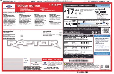 2025 Ford Ranger Raptor®