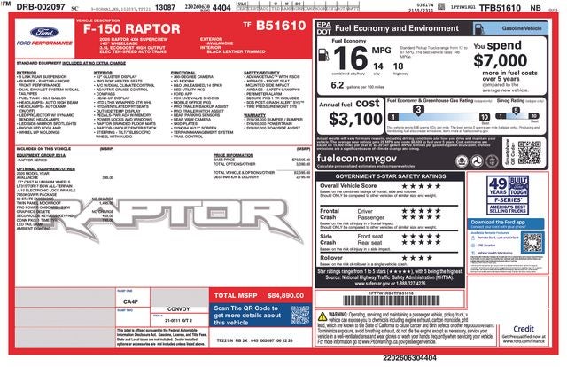 2026 Ford F-150 Raptor®