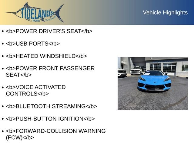 2023 Chevrolet Corvette Stingray 3LT