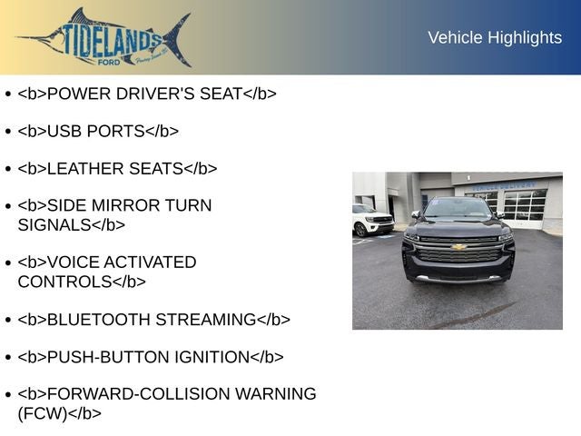 2023 Chevrolet Tahoe Premier