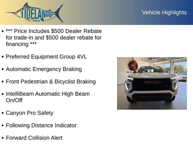 2023 GMC Canyon Elevation