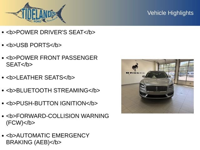 2020 Lincoln Nautilus Reserve