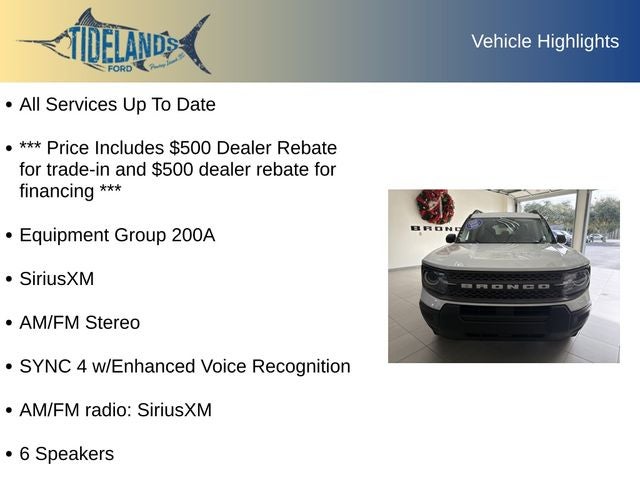 2025 Ford Bronco Sport Big Bend