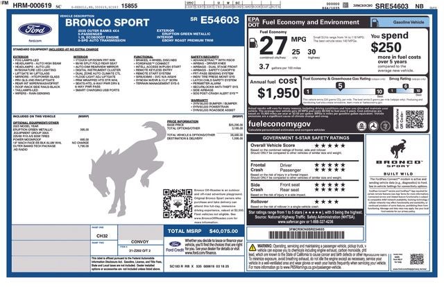 2025 Ford Bronco Sport Outer Banks®