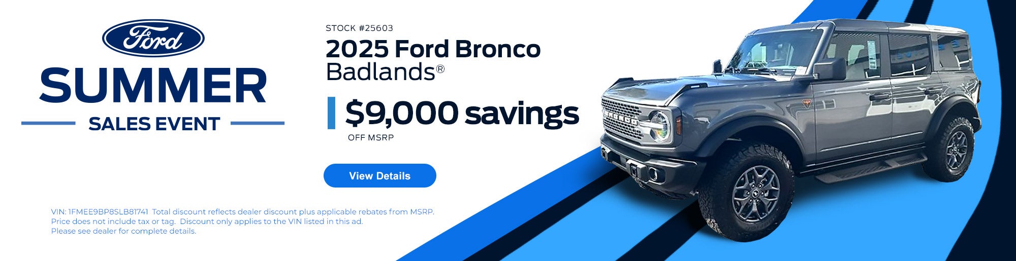 2025 Bronco Bandlands