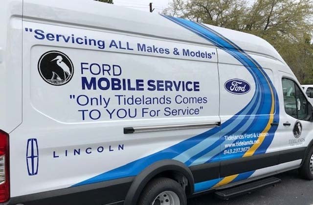 Mobile Service Van at Tidelands Ford in Pawleys Island SC